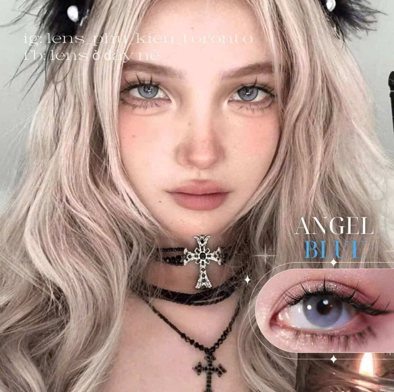 Contact Lens - Angel Blue