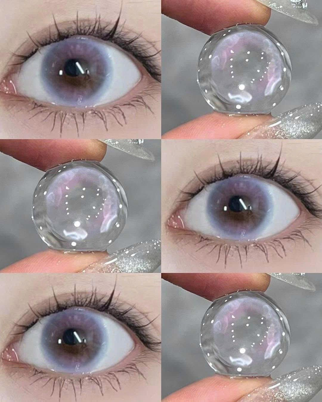 Contact Lens - Flowers Violet