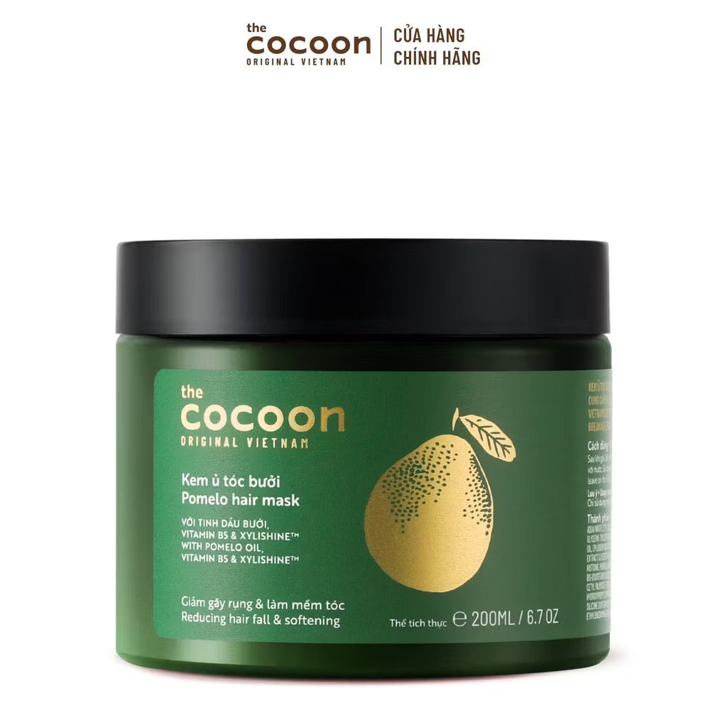 ￼Kem ủ tóc bưởi Cocoon giúp giảm gãy rụng và làm mềm tóc 200ml
