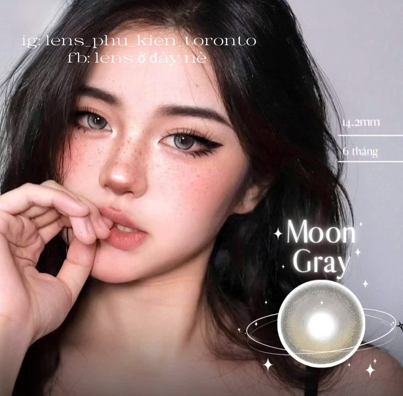 Contact Lens - Moon Gray