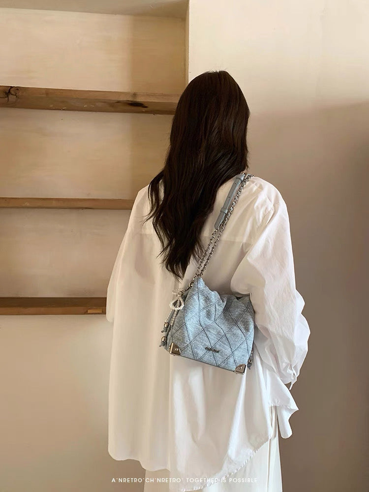 Túi denim xanh Chio’2nd