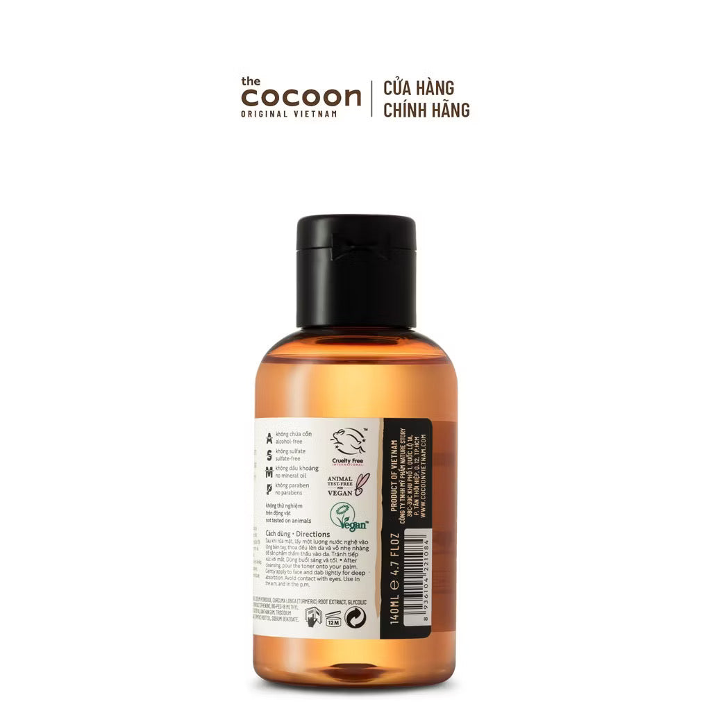 Nước nghệ Hưng Yên (toner) Cocoon làm sáng da & cấp ẩm