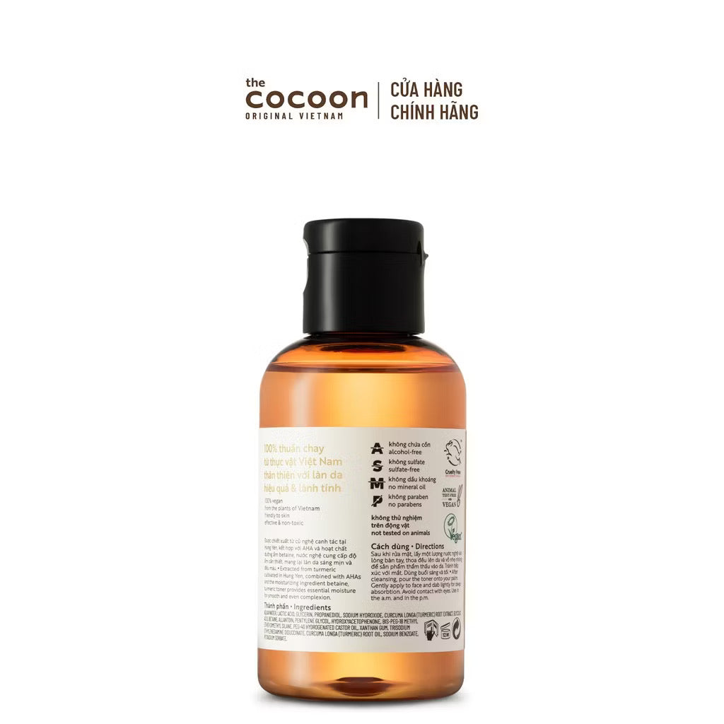 Nước nghệ Hưng Yên (toner) Cocoon làm sáng da & cấp ẩm