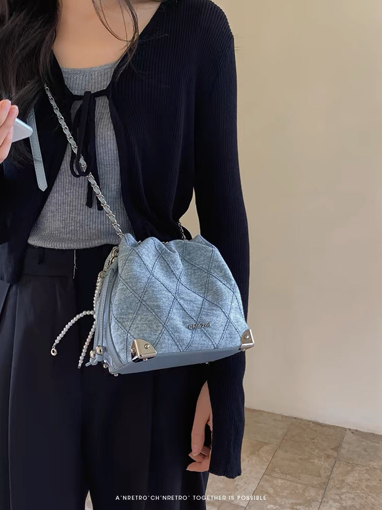 Túi denim xanh Chio’2nd