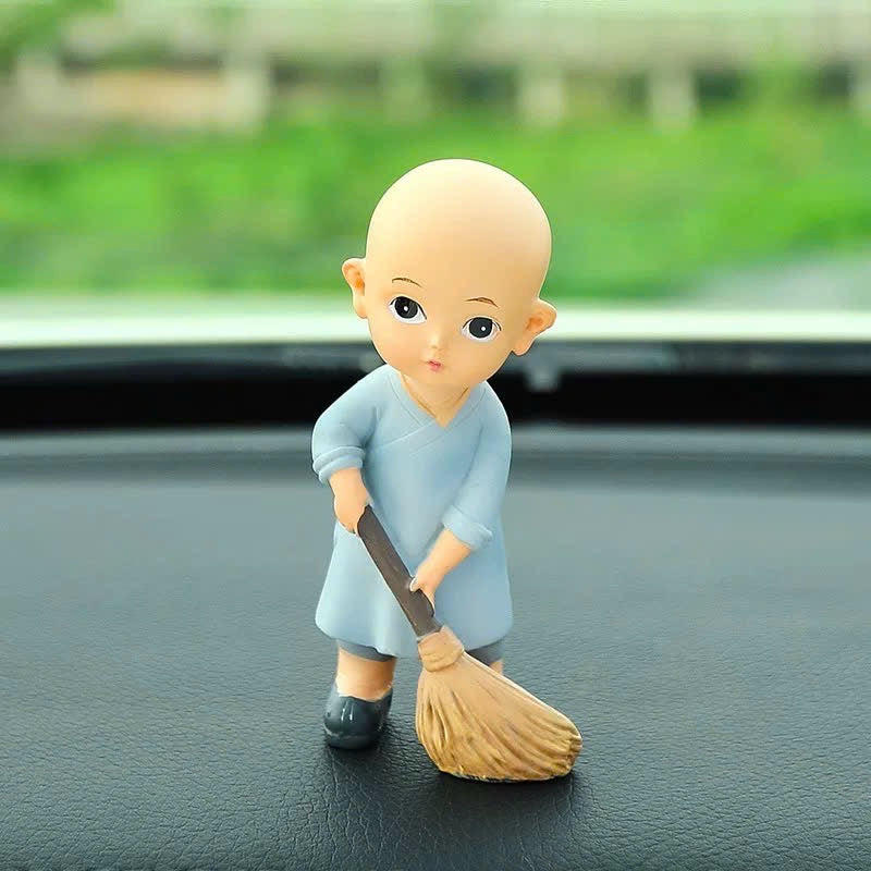 Dán xe chú tiểu chăm chỉ và vui vẻ