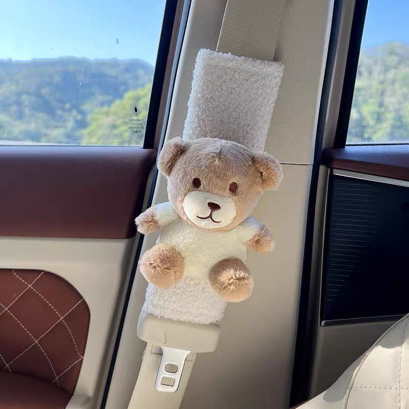 Bọc seat belt gấu bông