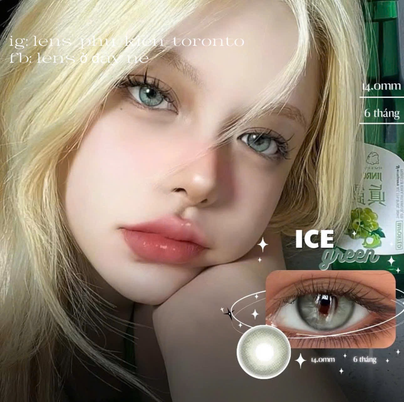 Contact lens - Ice Green