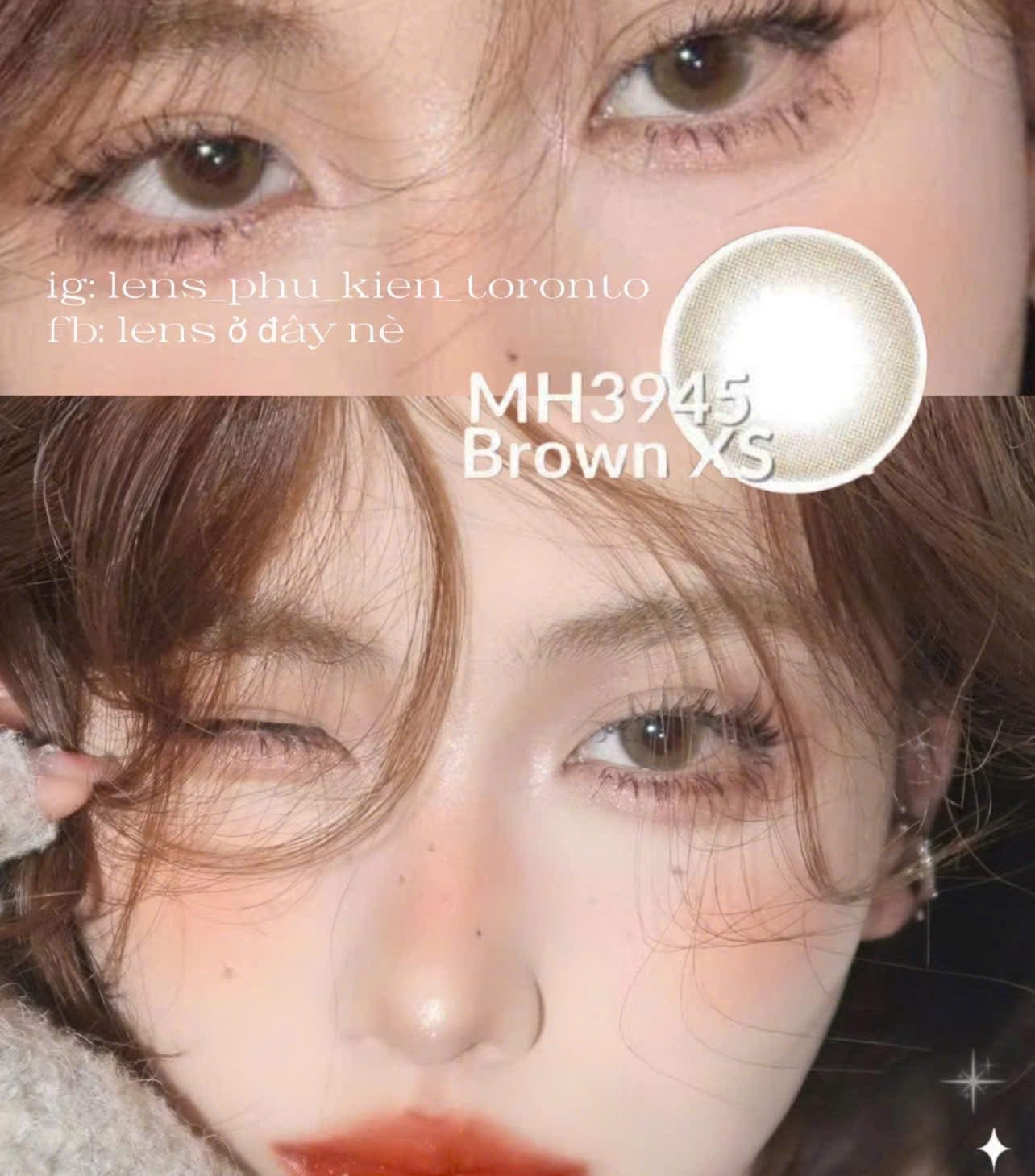 Contact Lens - MH3945 Brown XS
