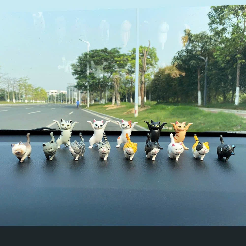 Dán xe nhóm mèo nhí nhố