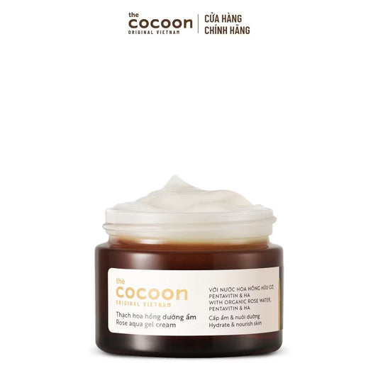 ￼Thạch hoa hồng dưỡng ẩm (kem dưỡng ẩm) Cocoon cấp ẩm & nuôi dưỡng