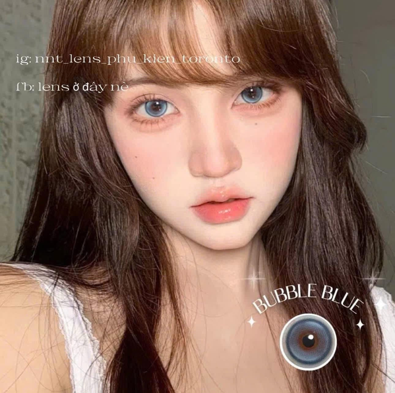 Contact Lens - Bubble Blue