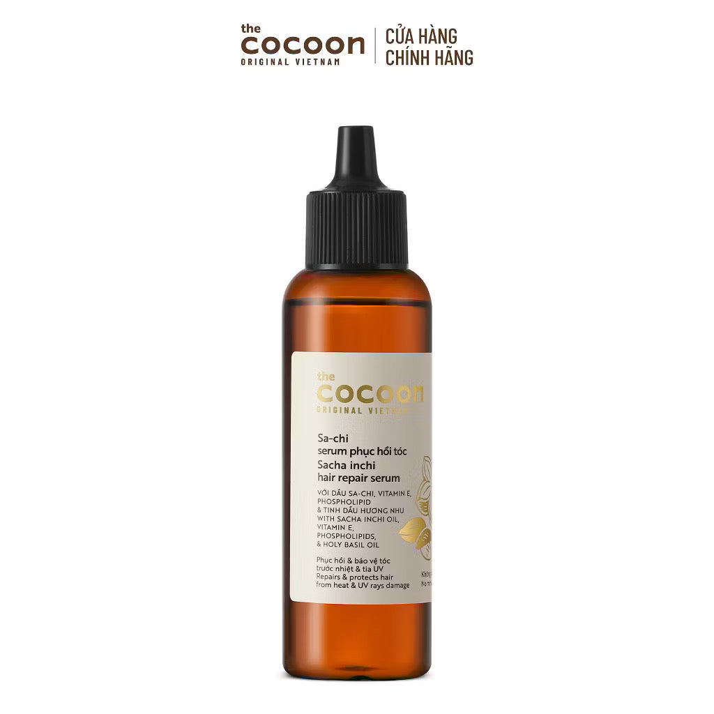 ￼Serum Sa-chi phục hồi tóc Cocoon bảo vệ tối đa khỏi nhiệt và tia UV 70ml