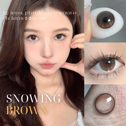Contact Lens - Snowing Brown
