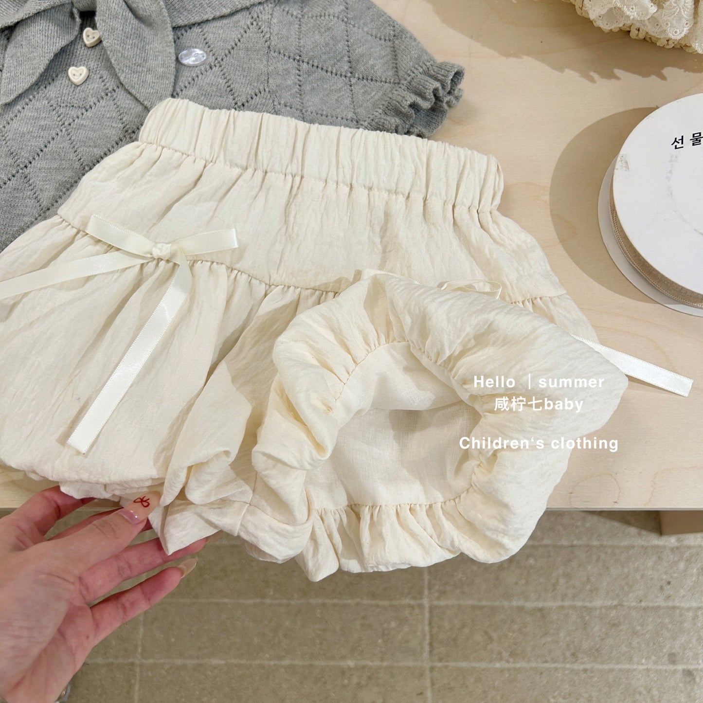 Set áo thuỷ thủ chân váy nơ