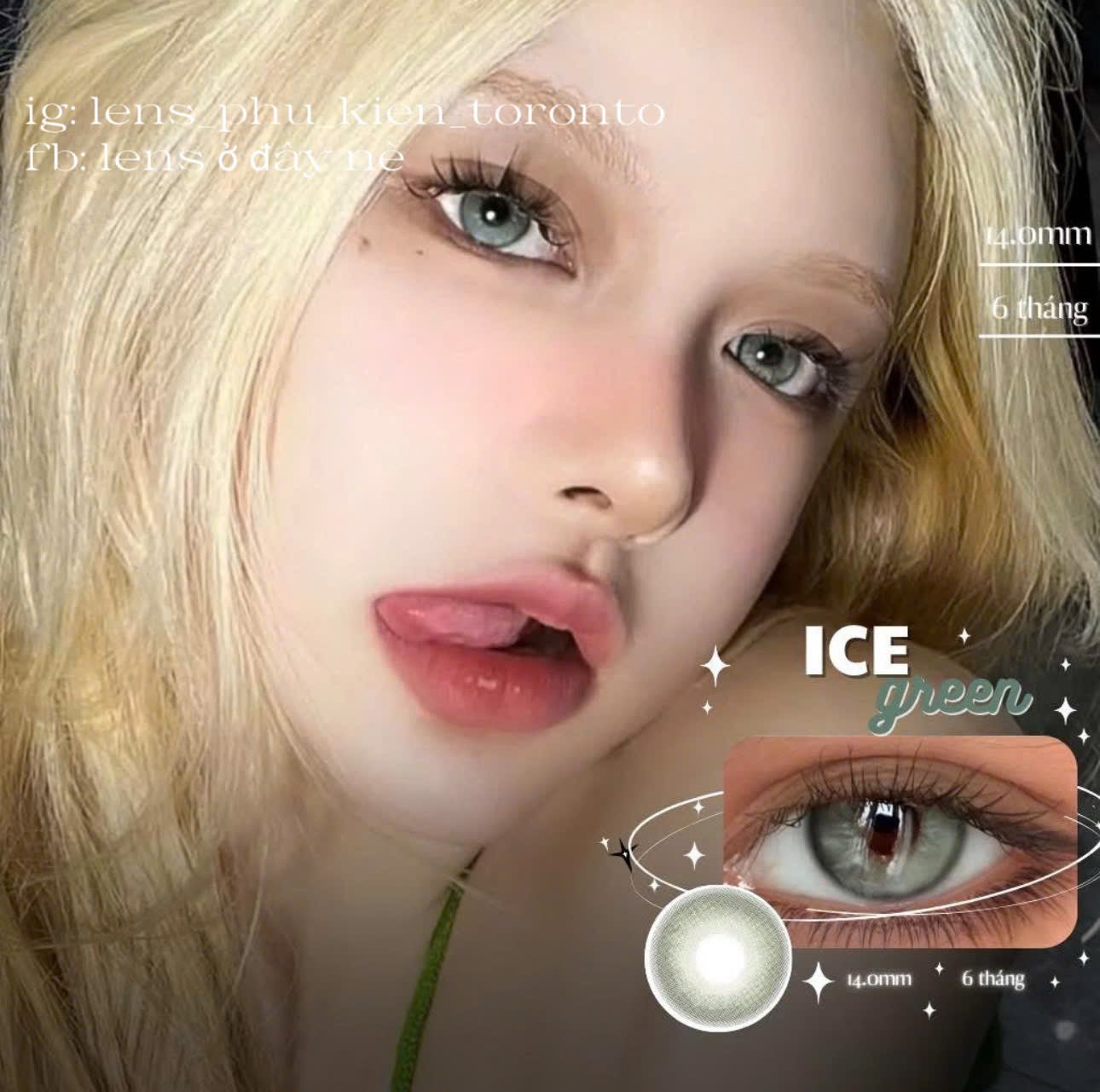 Contact lens - Ice Green