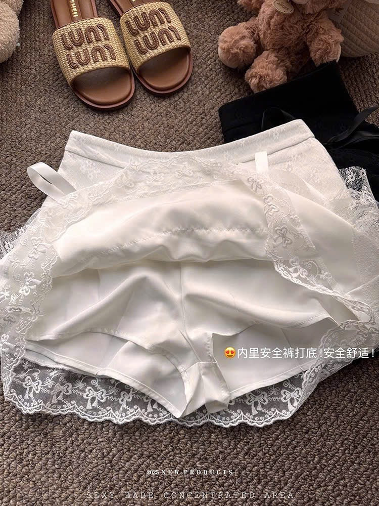 Chân váy tầng phối bèo ren xinh yêu