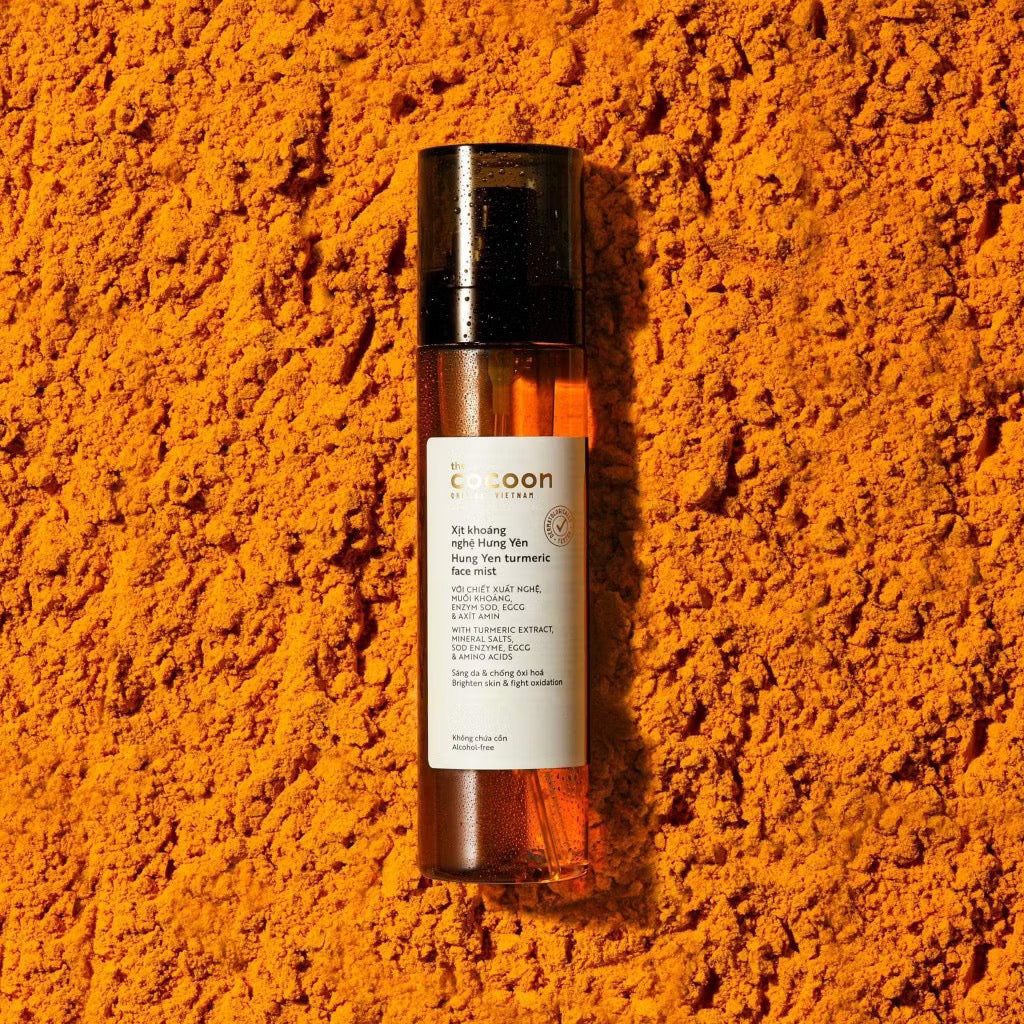 ￼Xịt khoáng nghệ Hưng Yên giúp sáng da và ngăn ngừa oxy hóa Cocoon 130ml