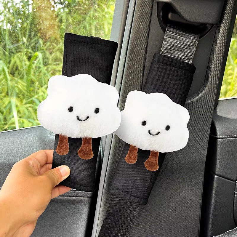 Bọc seat belt đen kèm thú dễ thương