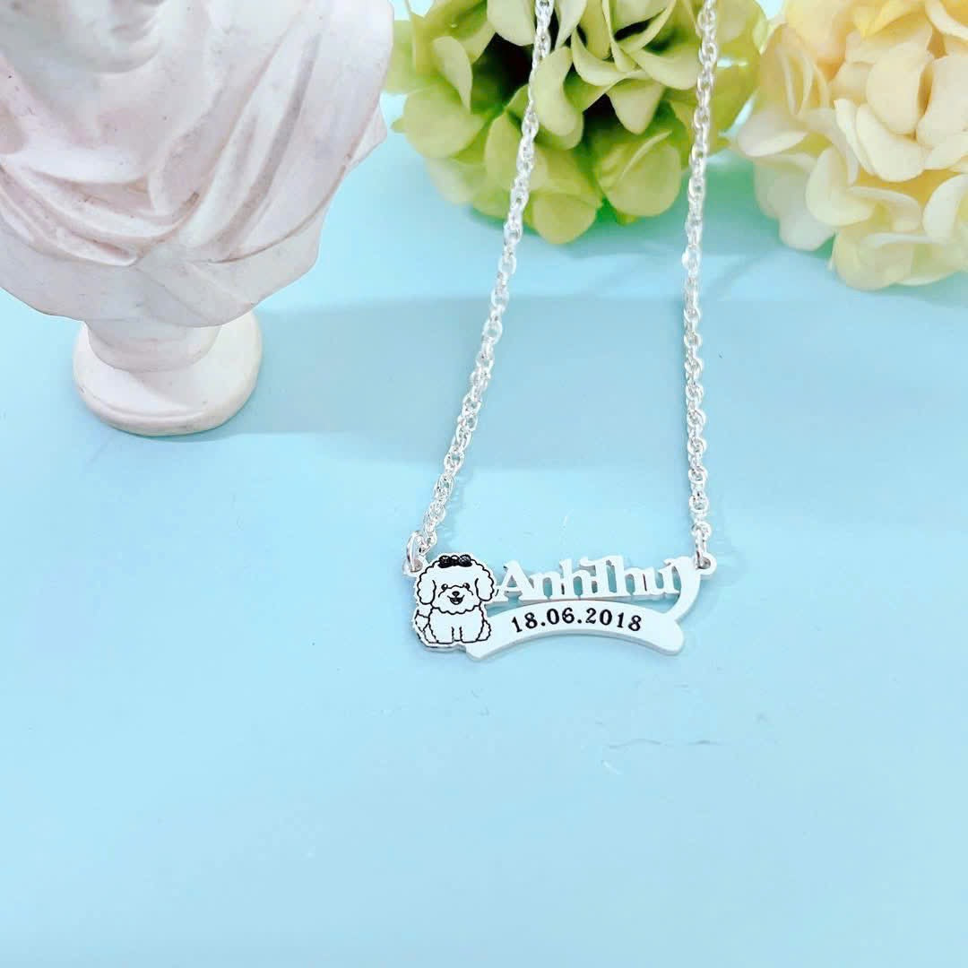 Dây chuyền tên cho bé yêu