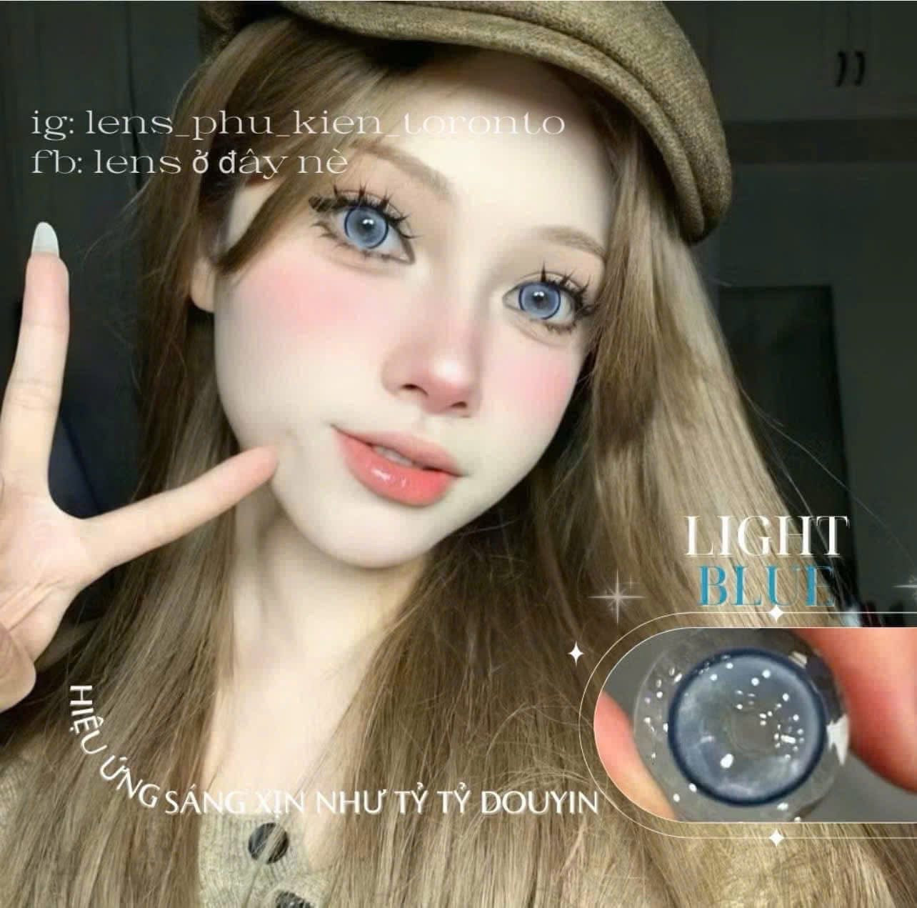 Contact Lens - Light Blue