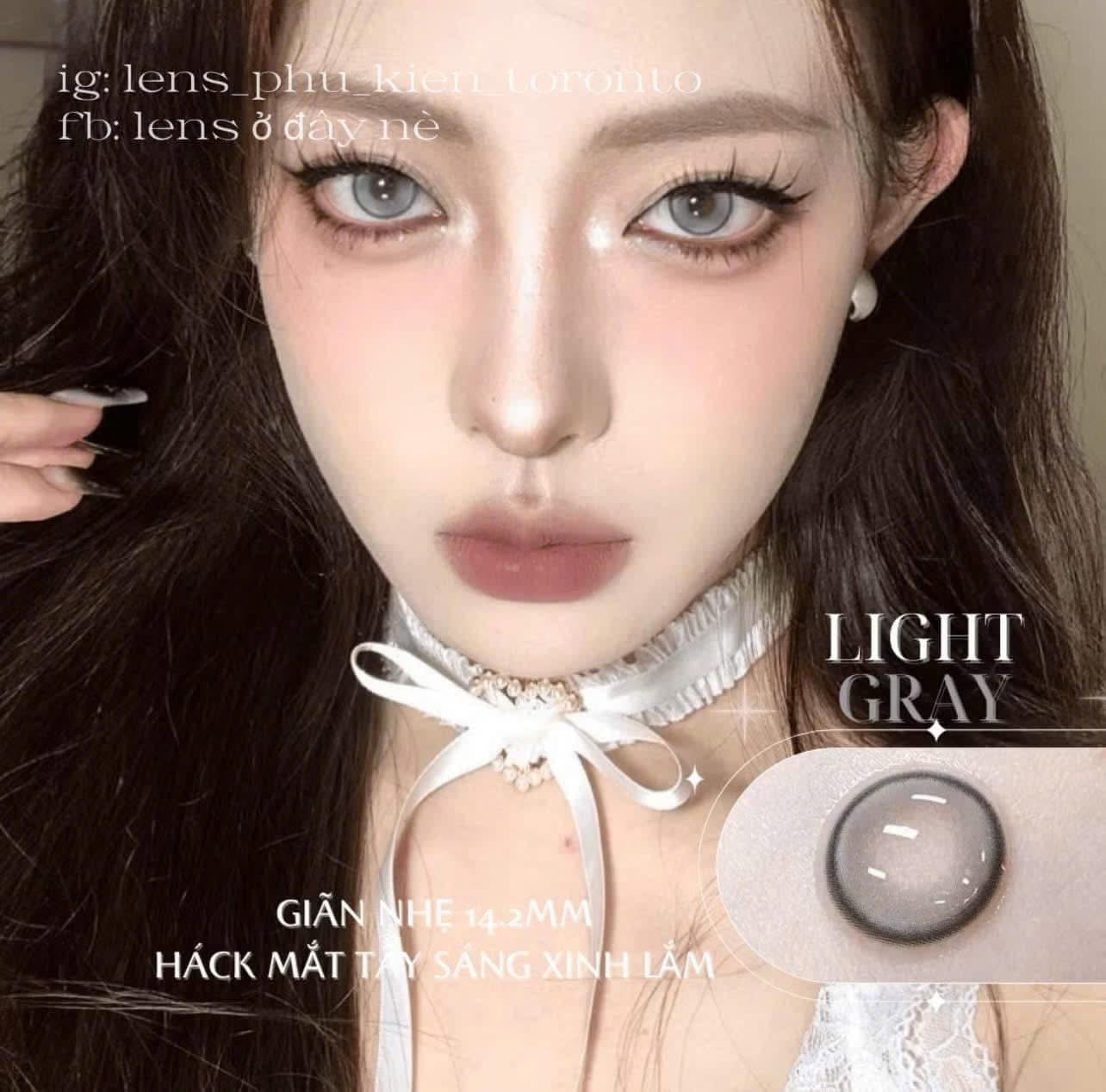 Contact Lens - Light Gray