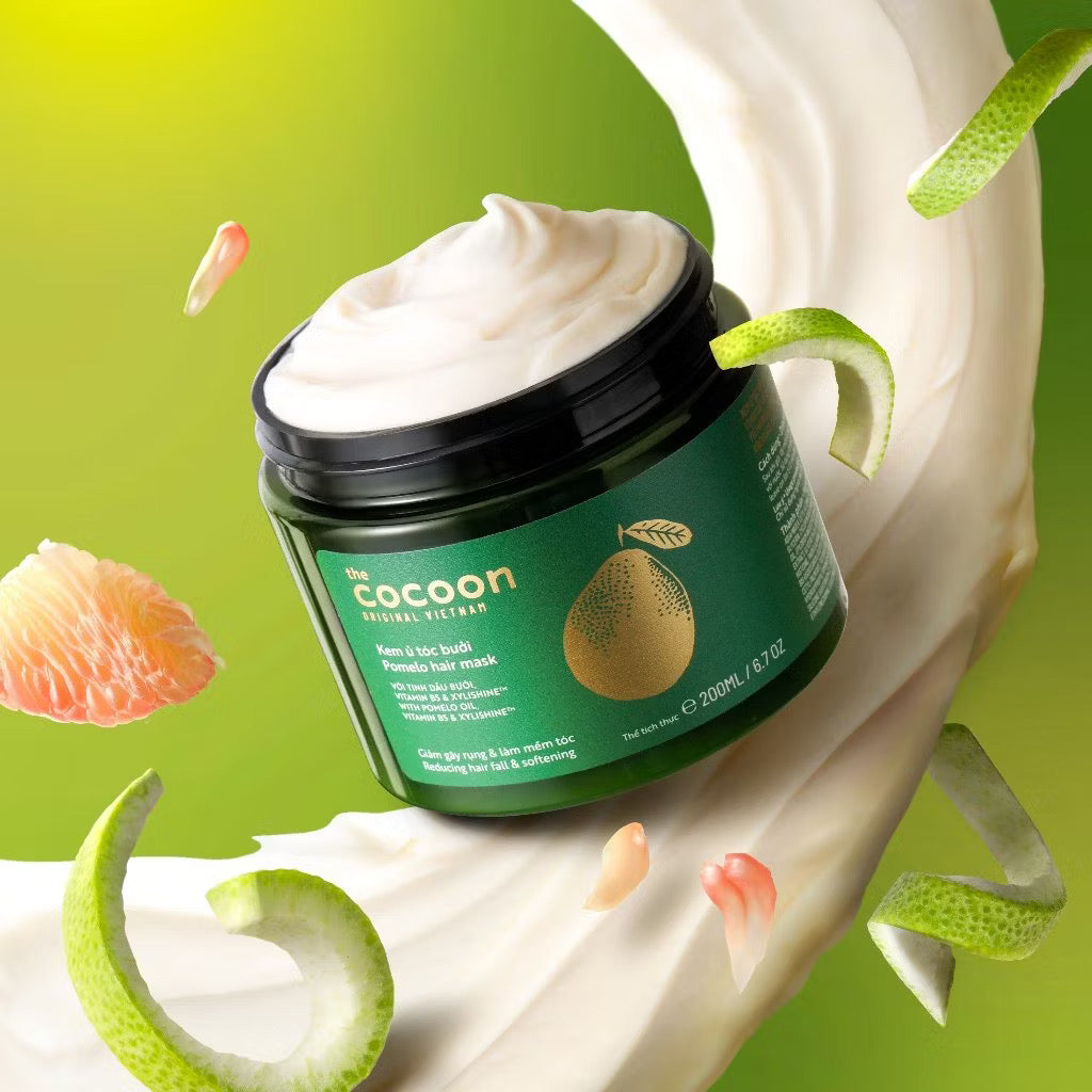 ￼Kem ủ tóc bưởi Cocoon giúp giảm gãy rụng và làm mềm tóc 200ml