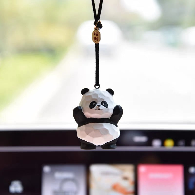 Gấu trúc treo xe nhiều tư thế