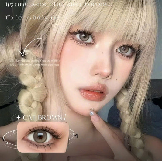 Contact Lens - Cat Brown