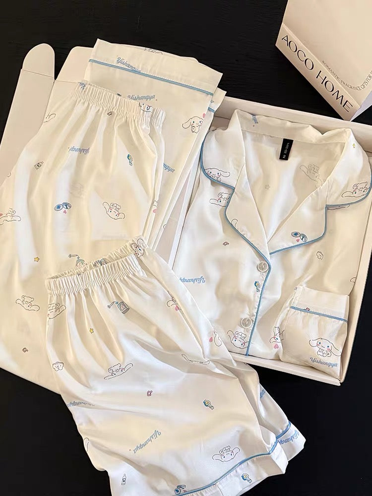 Set pijama 3 món hoạt hình Cinnamoroll siêu yêu