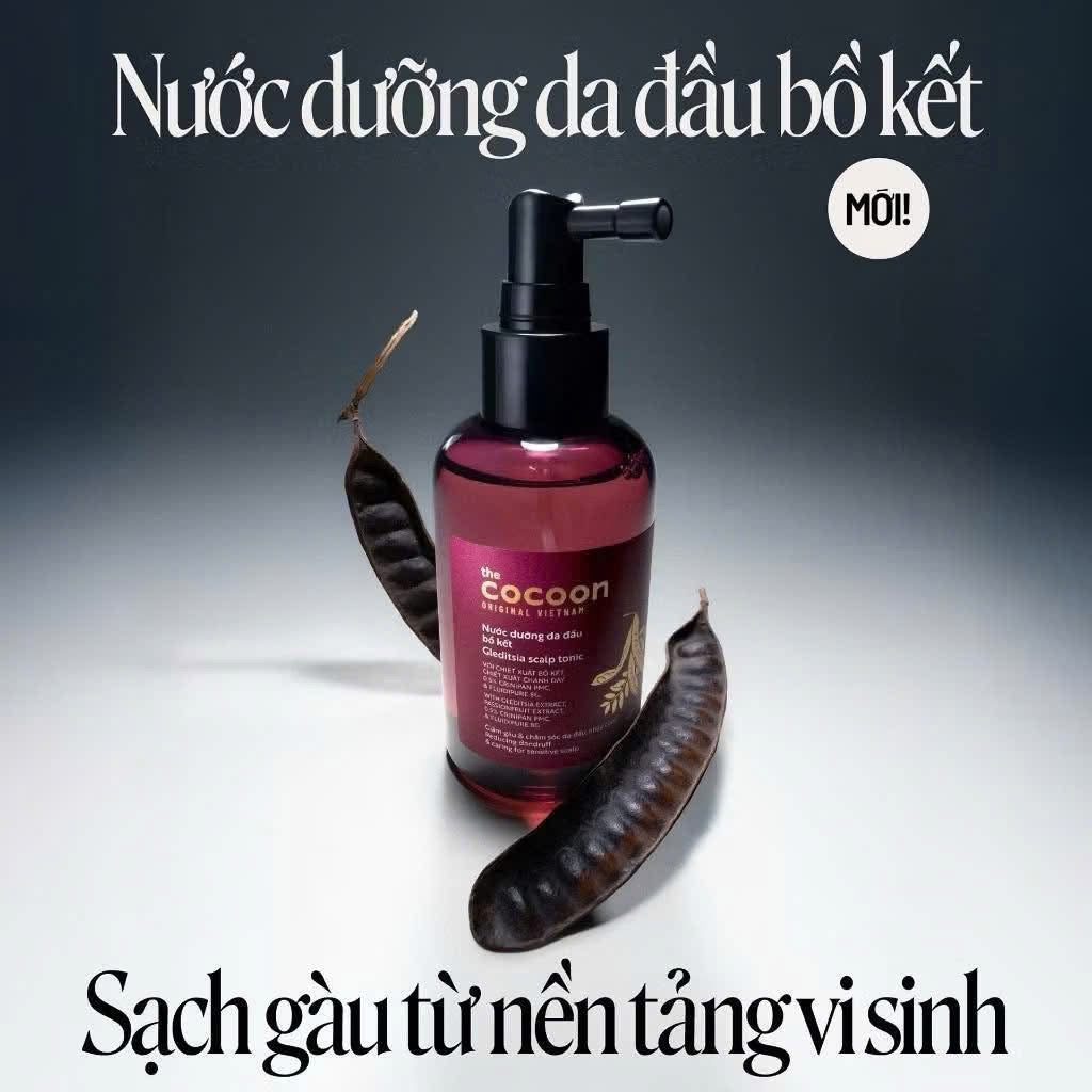 Có sẵn | Nước dưỡng da đầu bồ kết Cocoon