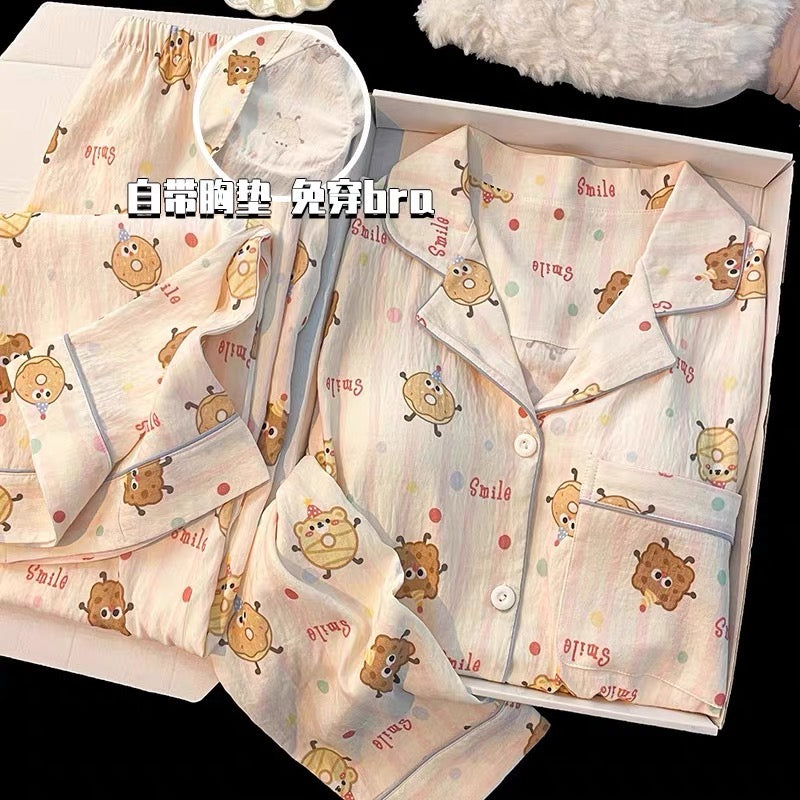 Pijama dài hoạt hình nhiều kiểu