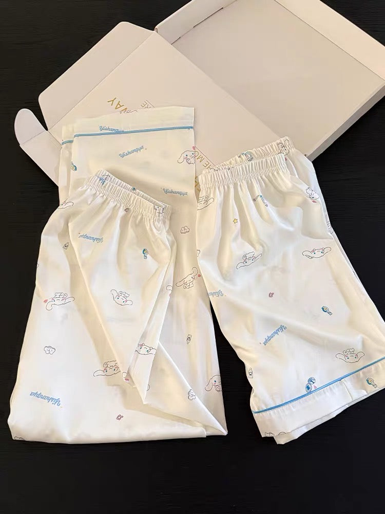 Set pijama 3 món hoạt hình Cinnamoroll siêu yêu