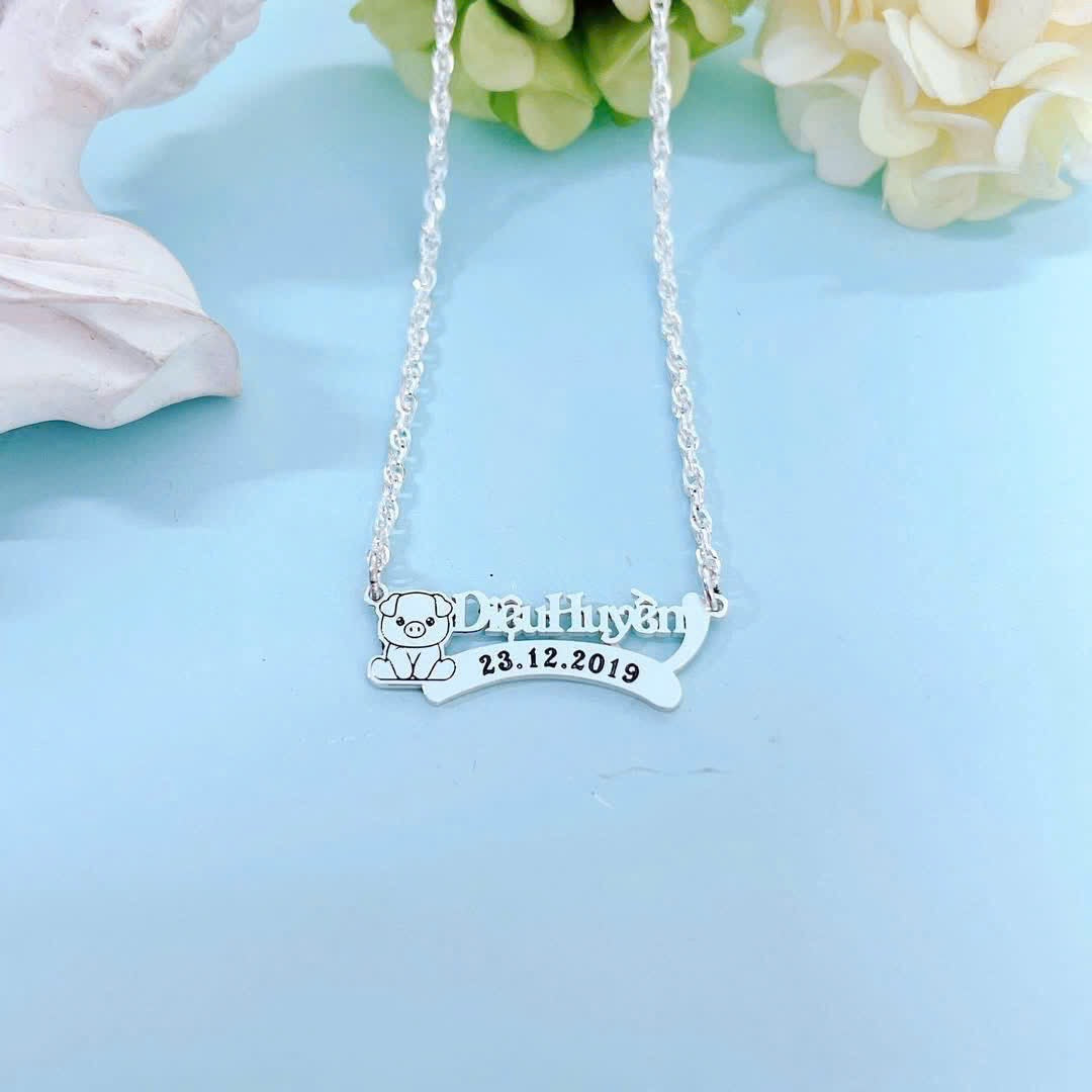Dây chuyền tên cho bé yêu