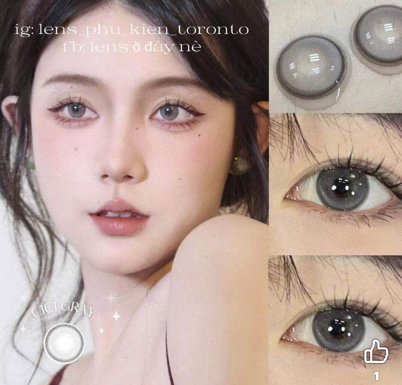 Contact lens - Các mẫu xinh 0 độ có sẵn