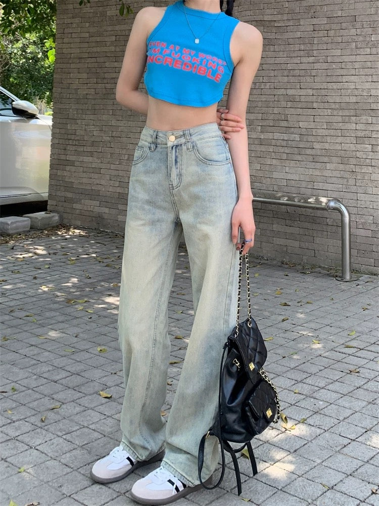 Jean Ống Suông Vintage