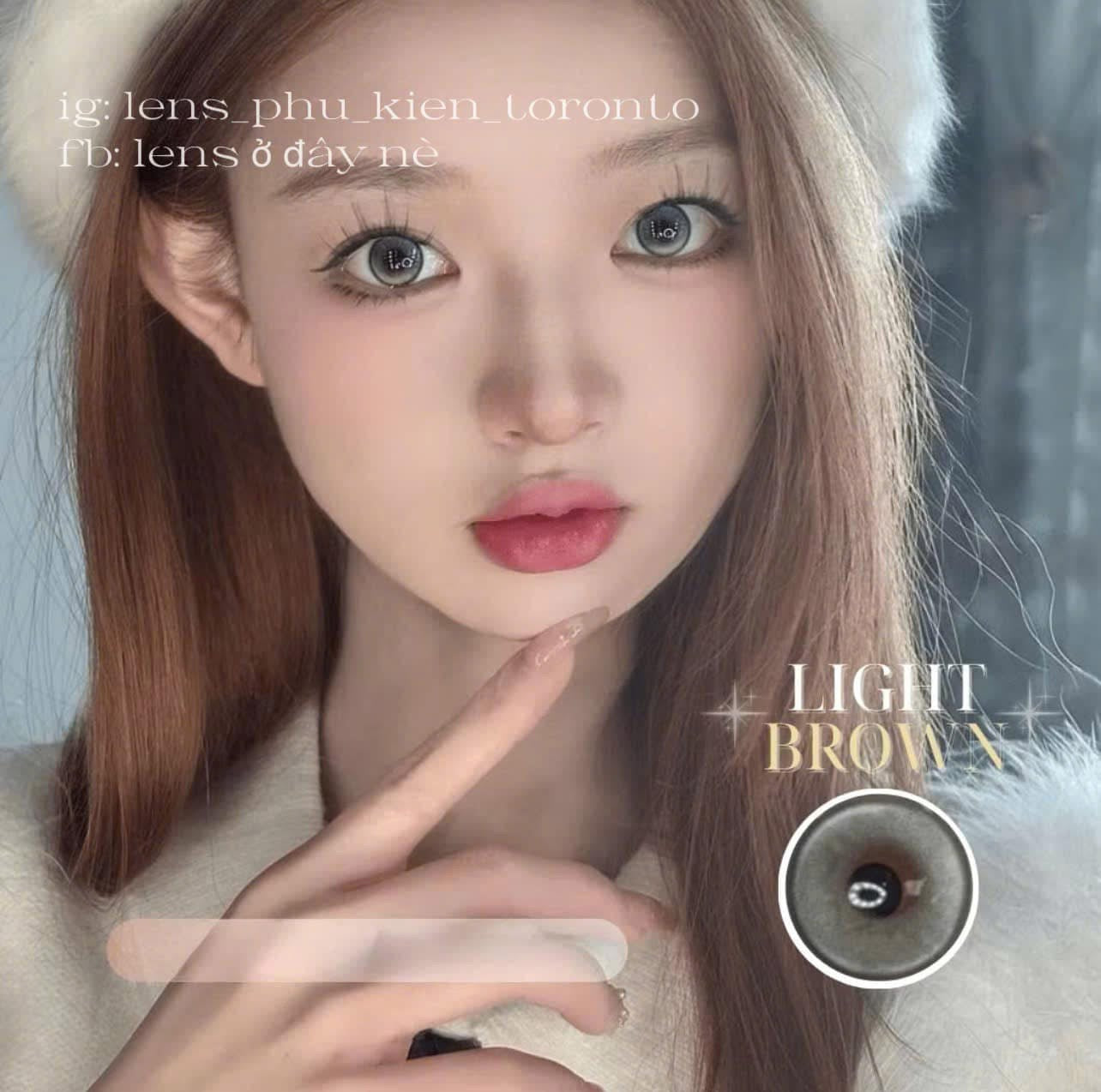 Contact Lens - Light Brown