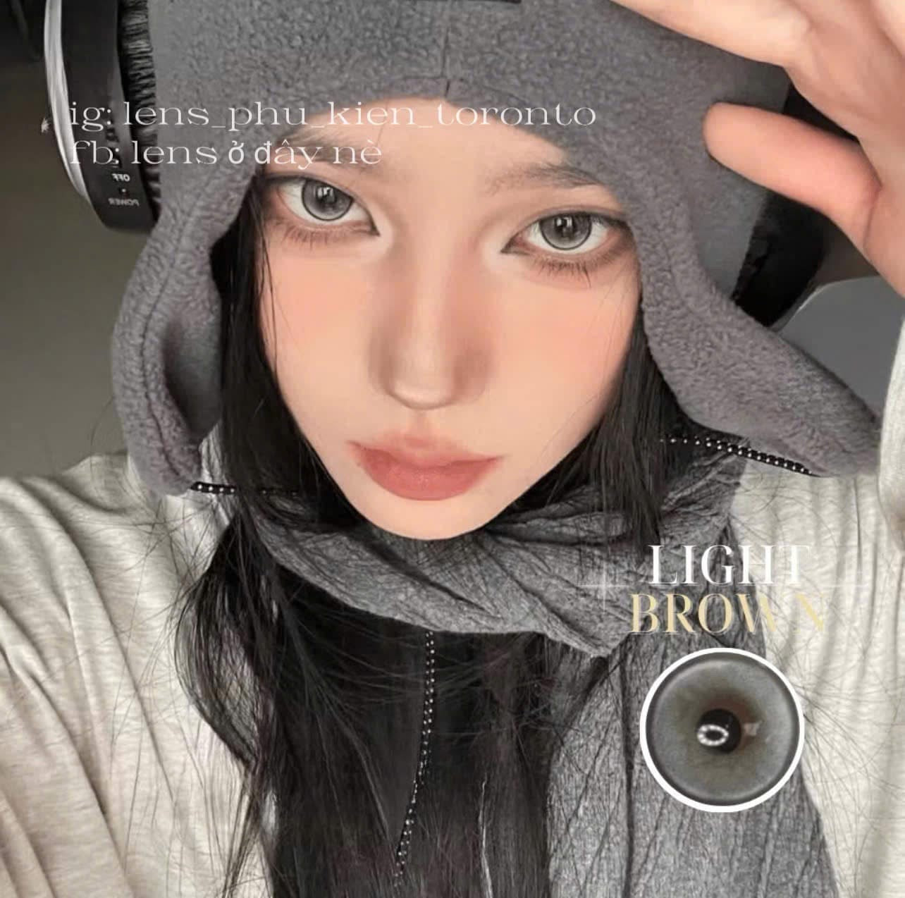 Contact Lens - Light Brown