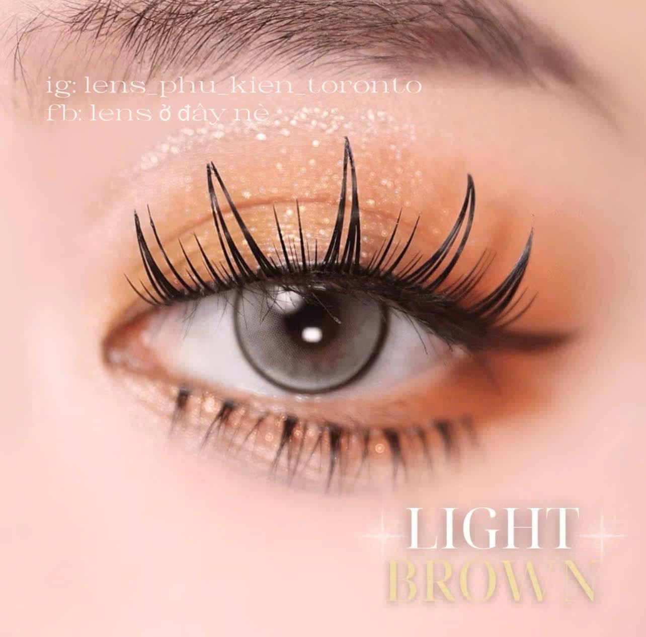 Contact Lens - Light Brown