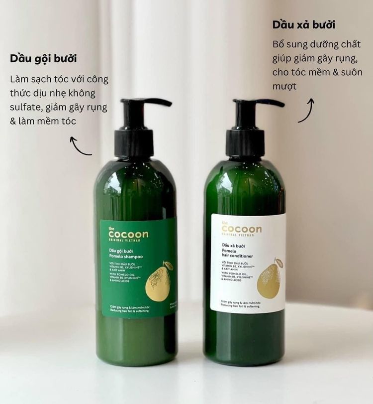 Có sẵn | Dầu gội và xả bưởi Cocoon