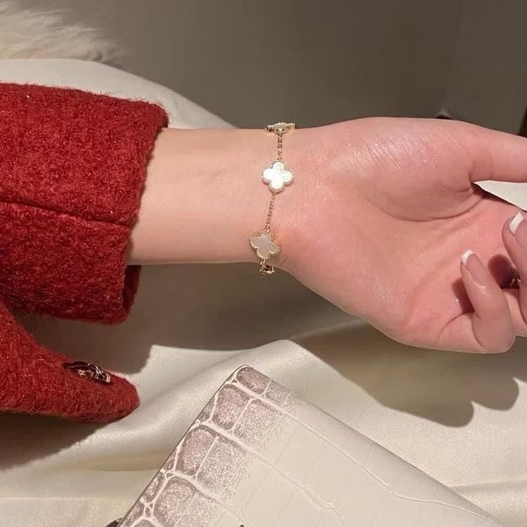 Vip VCA dây vàng phun 14k gold, đá xà cừ