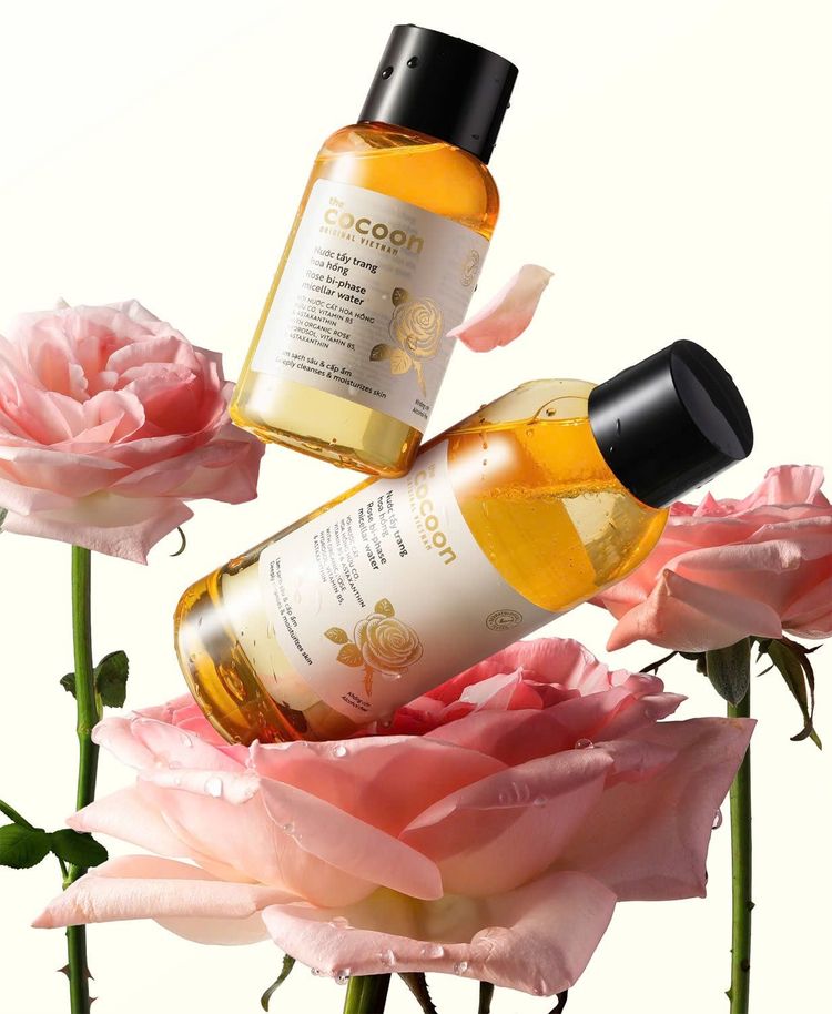 Có sẵn | NƯỚC TẨY TRANG HOA HỒNG COCOON 310ML