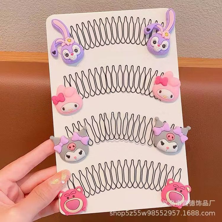 Phụ kiện lược chải cute gọn tóc con em bé gái
