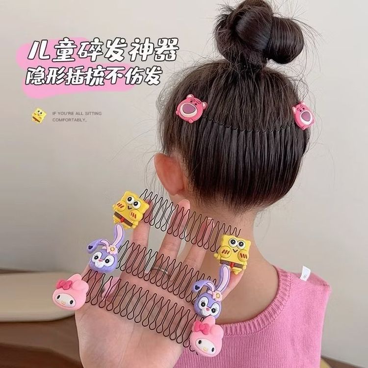 Phụ kiện lược chải cute gọn tóc con em bé gái