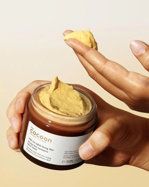 Combo COCOON 6 món 🎁 Tặng mặt nạ nghệ mờ thâm + son dưỡng dầu dừa 💋 có sẵn