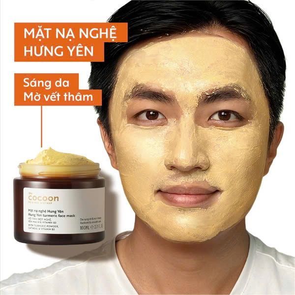 Combo dưỡng mặt sạch sâu COCOON 3 món - Tặng mặt nạ nghệ mờ thâm có sẵn