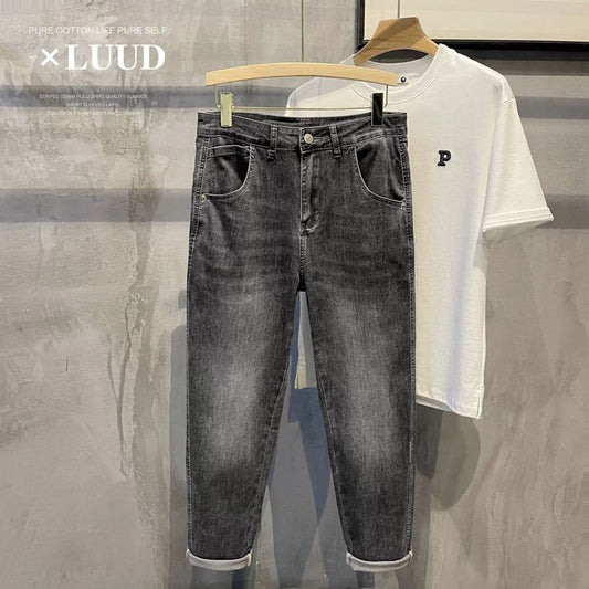 Quần jean nam xám đen  XLUUD có sẵn