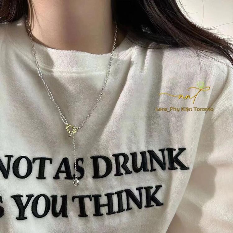 Dây chuyền bạc cá tính mới