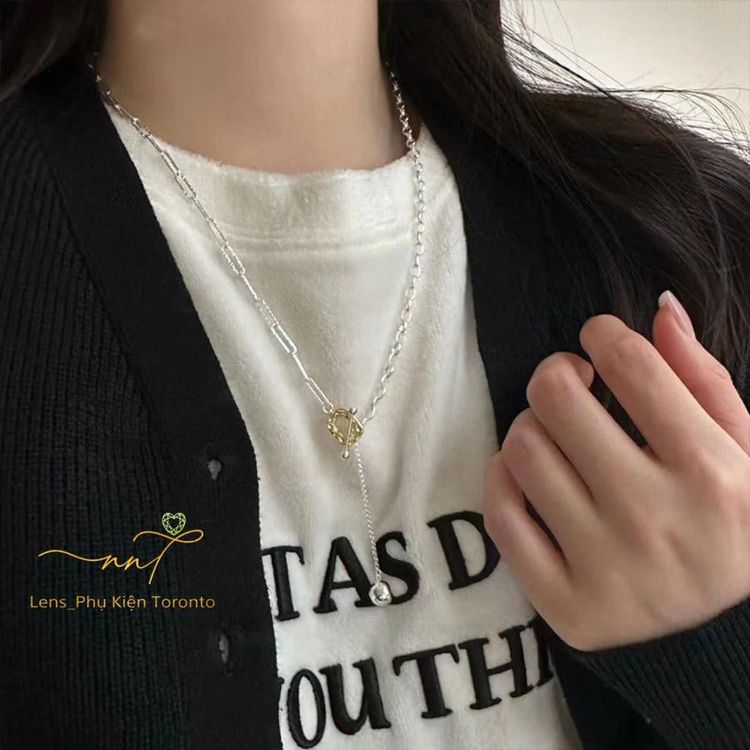 Dây chuyền bạc cá tính mới