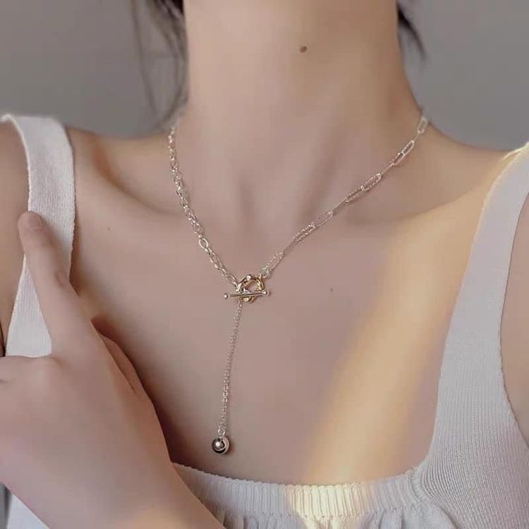 Dây chuyền bạc cá tính mới