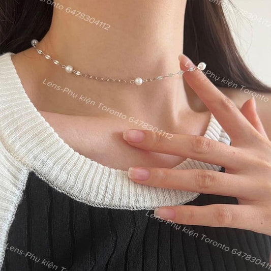 Dây chuyền bạc nữ tính
